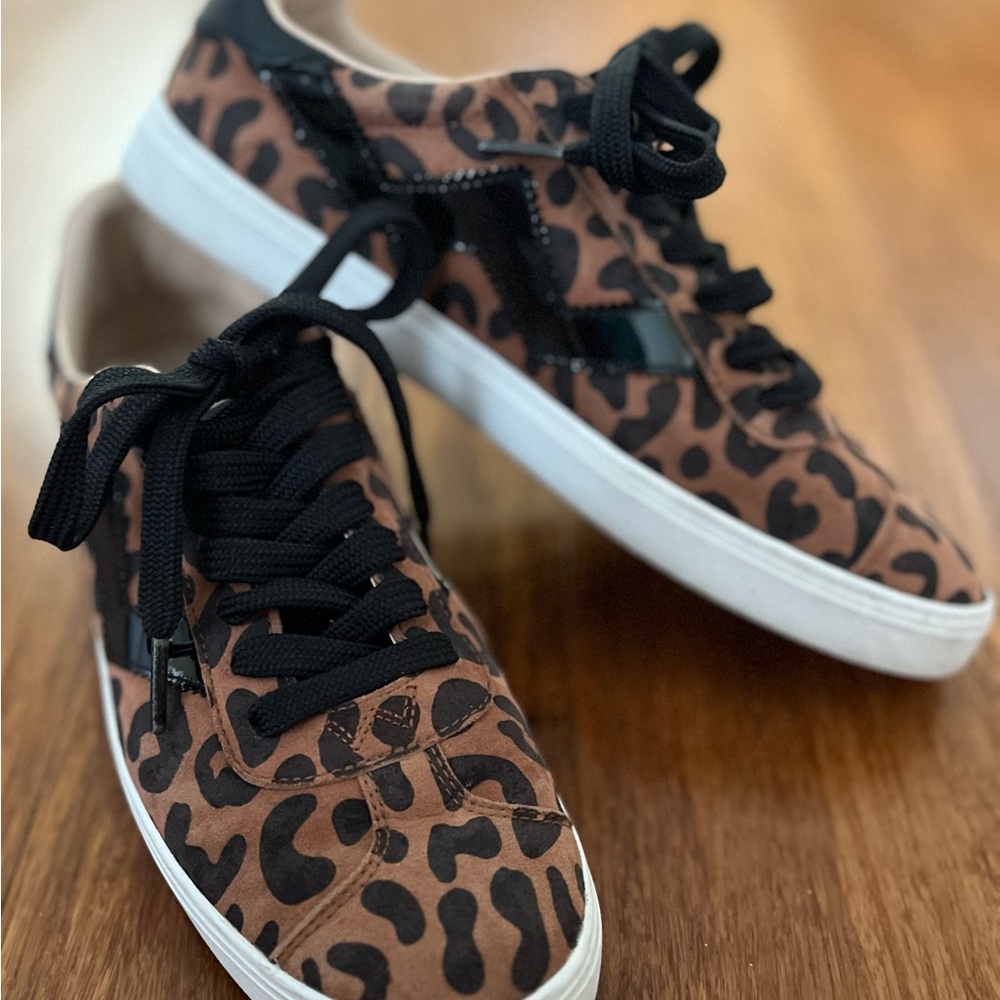 Sneaker Leopard Print Stuart Weitzman Daryl  7 Designer